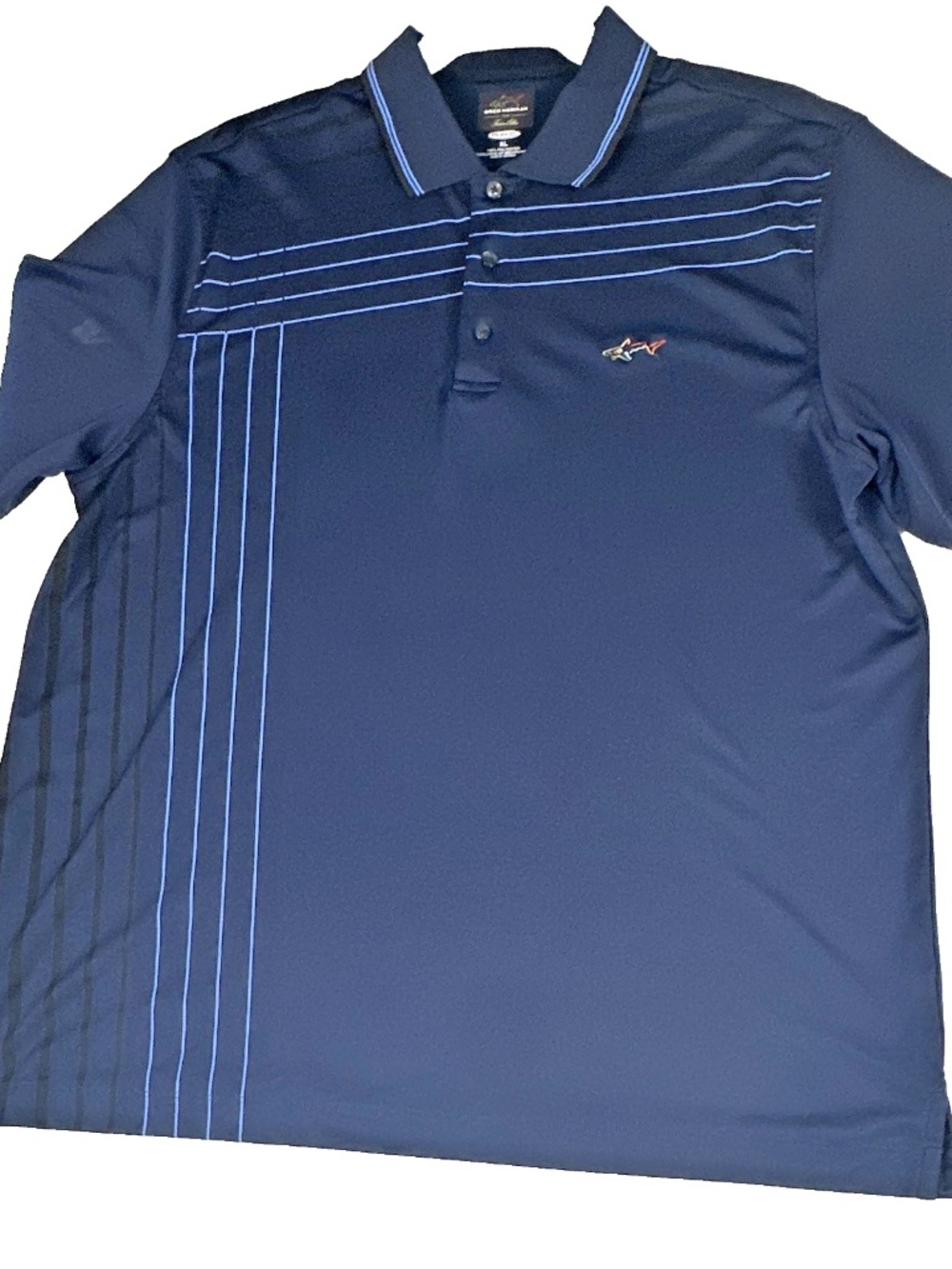 Greg Norman Tasso Elba Play Dry Golf Shirt Size XL Short Sleeve